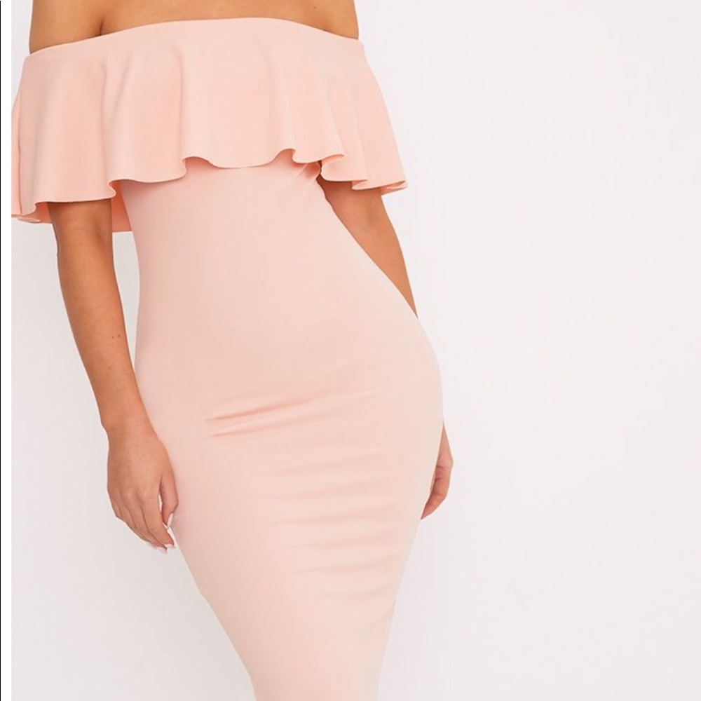 Bardot midi dress